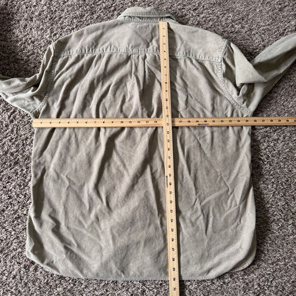 J. Crew Shirt Men’s XL Beige Tan Corduroy Long Sleeve Button Down Pocket VTG - Picture 5 of 5